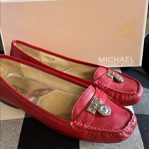 Michael Kors Red Loafers for Women